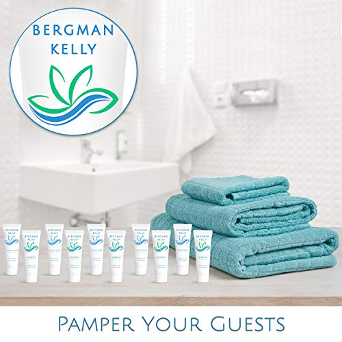 BERGMAN KELLY Rectangular Sanitary Soap Bars, Shampoo & Conditioner 3-Piece S...