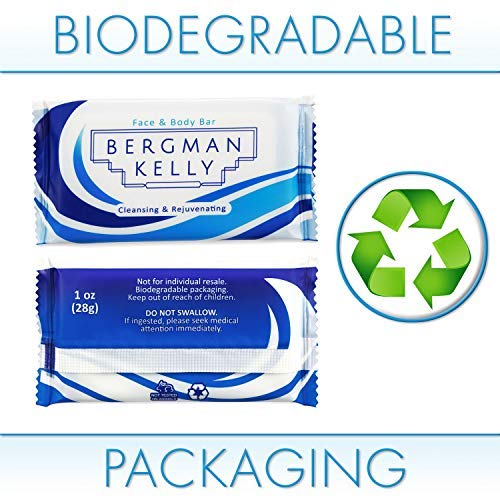 BERGMAN KELLY Rectangular Sanitary Soap Bars, Shampoo & Conditioner 3-Piece S...