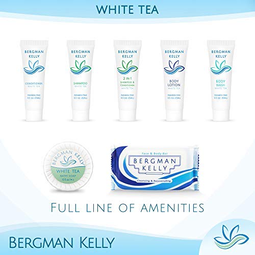 BERGMAN KELLY Round Sanitary Soap Bars, Shampoo & Conditioner 3-Piece Set (0....