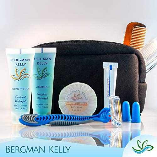 BERGMAN KELLY Round Sanitary Soap Bars, Shampoo & Conditioner 3-Piece Set (1 ...