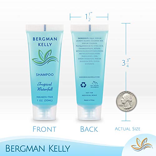 BERGMAN KELLY Sanitary Toiletries Bundle (Tropical Waterfall, 1 oz each, 125 ...