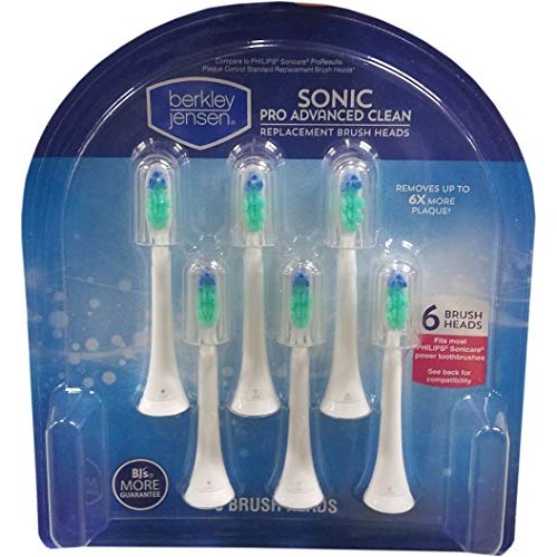Berkley Jensen 71389 Sonic Pro Advanced Clean Replacement Brush Heads