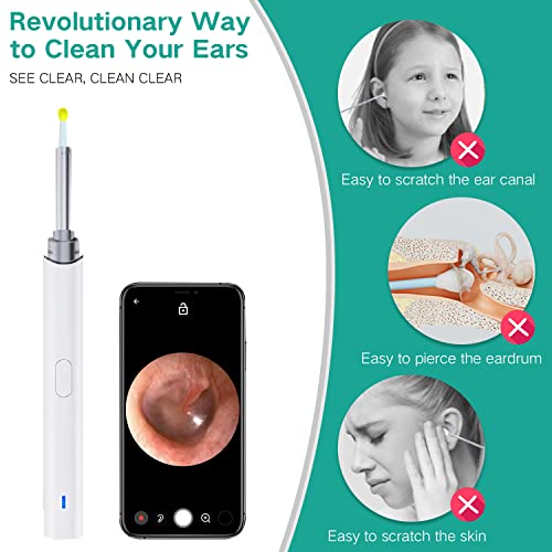 Ear Wax Removal, Ear Cleaner with Camera, Earwax Remover Tool, 1080p HD Water...