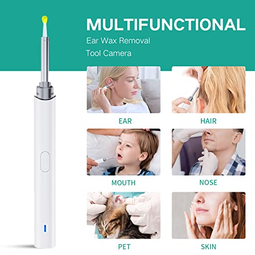 Ear Wax Removal, Ear Cleaner with Camera, Earwax Remover Tool, 1080p HD Water...