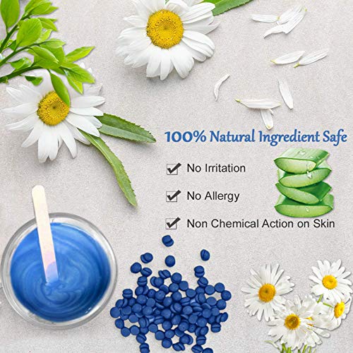 Hard Wax Beads for Hair Removal,10 Colors Hard Wax Beans 2.2lb,Bulk Wax Pearl...