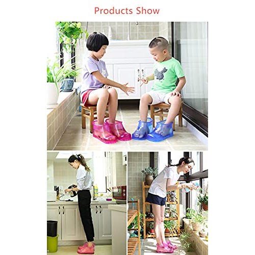 Massage Foot Bath Shoes, 1 Pair Portable SPA Household Relaxation Bucket Boot...