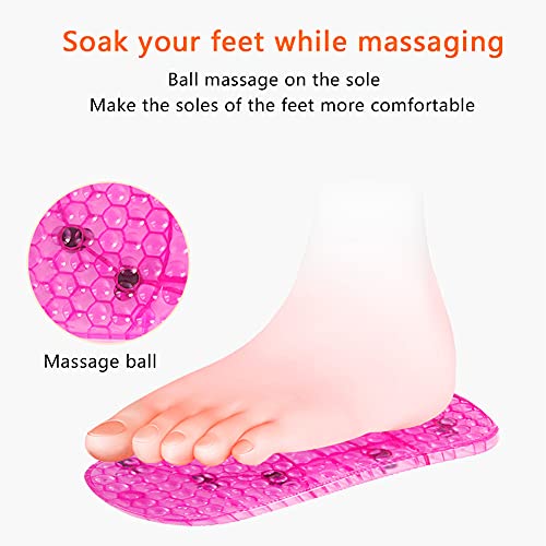 Massage Foot Bath Shoes, 1 Pair Portable SPA Household Relaxation Bucket Boot...