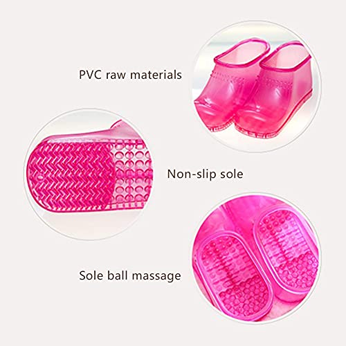 Massage Foot Bath Shoes, 1 Pair Portable SPA Household Relaxation Bucket Boot...