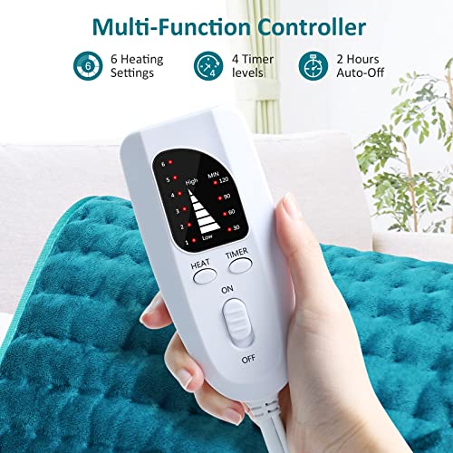 Electric Heating pad for Back/Shoulder/Neck/Knee/Leg Pain, Cramps and Arthrit...