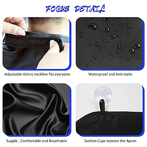 Besititli Beard Bib Apron Kit, Beard Hair Clippings Catcher for Men Shaving &...