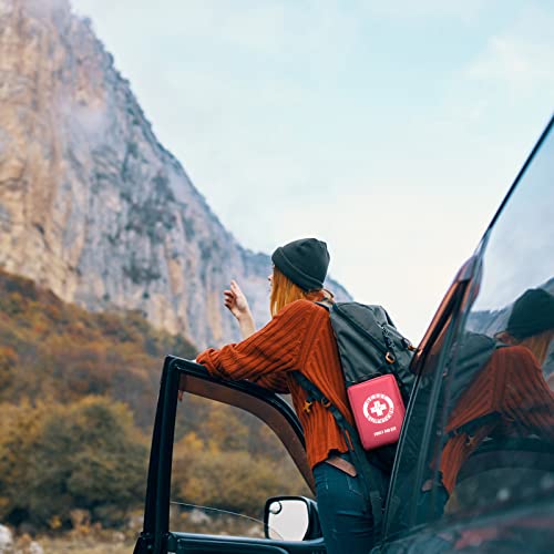 【2022 Upgrade】Compact First Aid Kit with Tourniquet - Trauma Kit with Label...