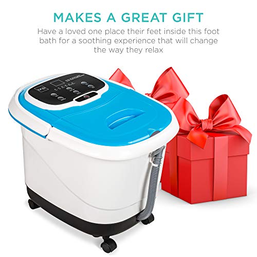Best Choice Products Motorized Foot Spa Bath Massager, Adjustable Waterfall S...