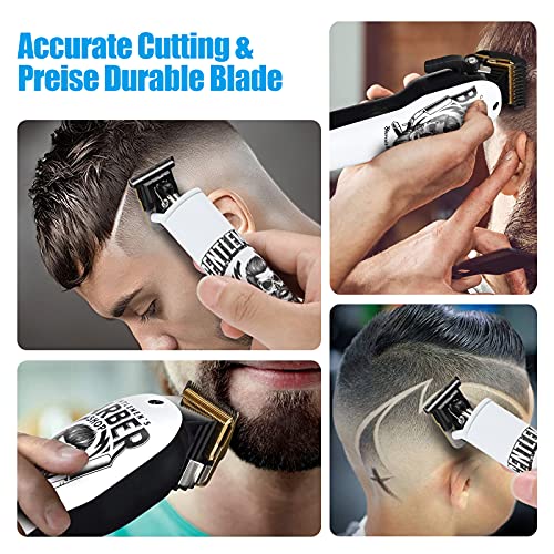 BESTBOMG Hair Clippers & Trimmer T-Blade Cordless Hair Haircut Sets, Hair Hai...