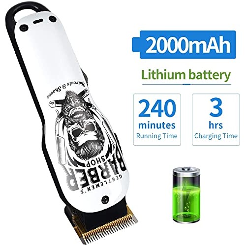 BESTBOMG Hair Clippers & Trimmer T-Blade Cordless Hair Haircut Sets, Hair Hai...