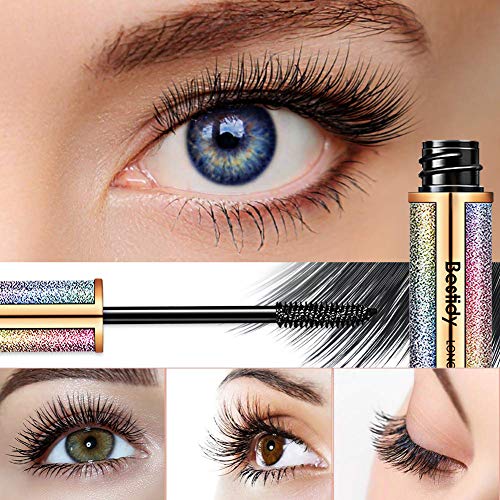 Bestidy 4D Silk Fiber Lash Mascara,Natural Waterproof Smudge-proof Mascara,Th...