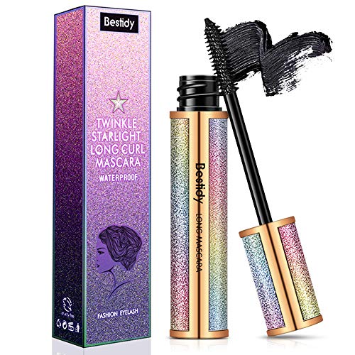 Bestidy 4D Silk Fiber Lash Mascara,Natural Waterproof Smudge-proof Mascara,Th...