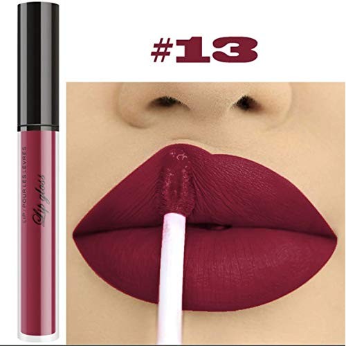 10pcs/Set Makeup Matte Lipstick Lip Kit, Velvety Liquid Lipstick Waterproof L...