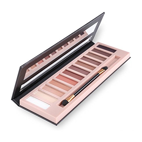 2 Pack 12 Colors Makeup Naked Eyeshadow Palette Natural Nude Matte Shimmer Gl...