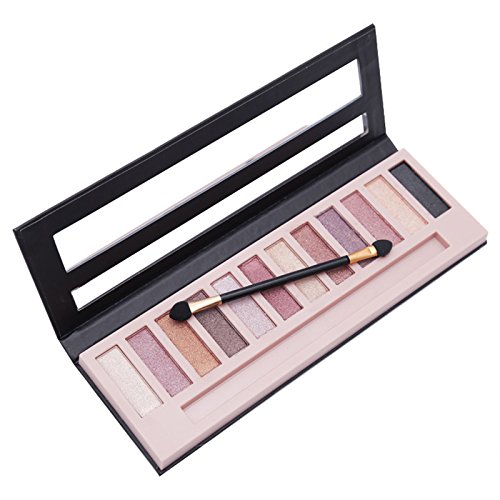 2 Pack 12 Colors Makeup Naked Eyeshadow Palette Natural Nude Matte Shimmer Gl...