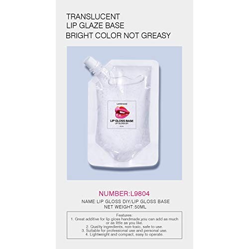 2Pack DIY Homemade Moisturizing Lip Gloss Base, Lip Makeup Primer Basic Lipst...
