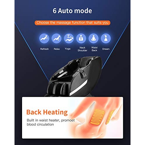 BestMassage Electric Shiatsu Zero Gravity Full Body Massage Chair Recliner wi...