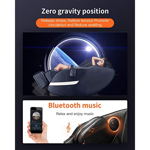 BestMassage Electric Shiatsu Zero Gravity Full Body Massage Chair Recliner wi...