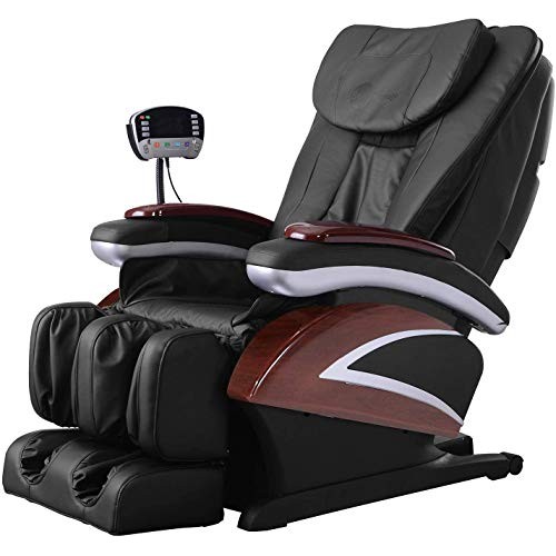 Full Body Electric Shiatsu Massage Chair Recliner with Built-in Heat Therapy ...