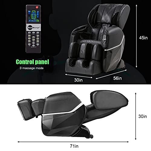 Massage Chair,Shiatsu Full Body Massage Chair Zero Gravity Massage Chair Recl...