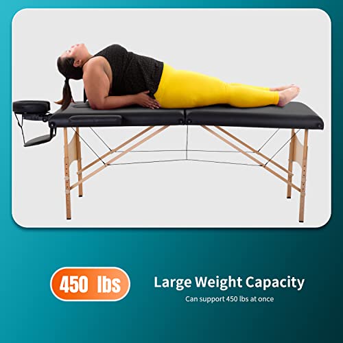 Massage Table,Lash Bed Massage Bed SPA Bed Height Adjustable Massage Table 77...