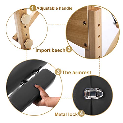 Massage Table Portable Massage Bed Spa Bed 84 Inches Long 28 Inchs Wide Hight...