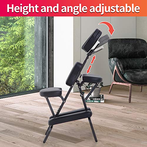 Portable Massage Chairs Tattoo Chair Therapy Chair 4 Inches Thickness Sponge ...