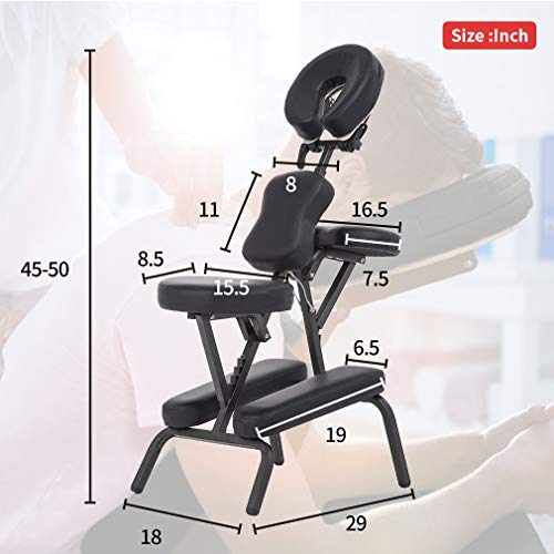 Portable Massage Chairs Tattoo Chair Therapy Chair 4 Inches Thickness Sponge ...