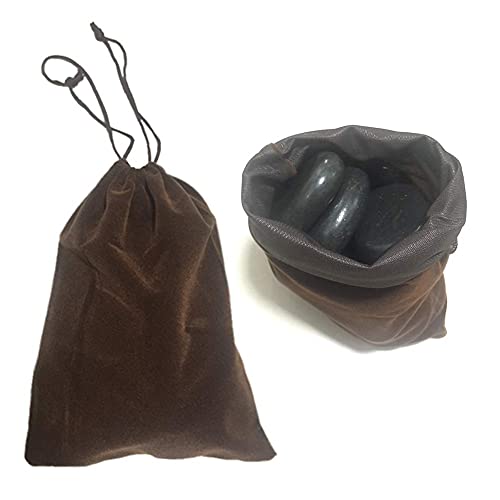 Bestnewie Massage Hot Stones with Mushroom Shaped Massage Guasha Tool, 12 pcs...