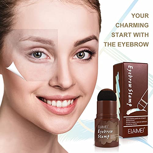 13 in 1 Eyebrow Stamp Shaping Kit The Brow Definer Powder Stamp Makeup with 1...