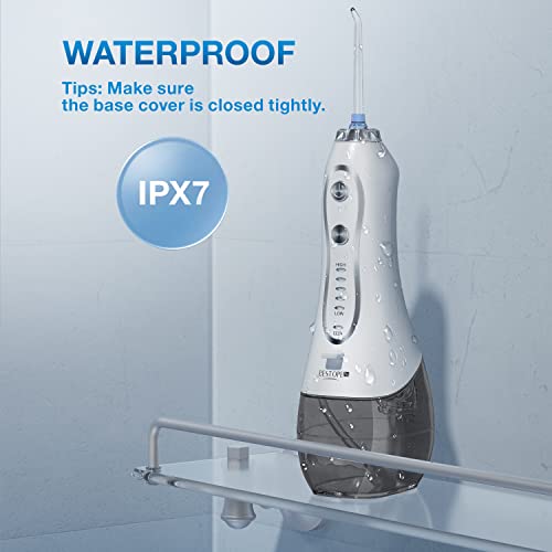 Cordless Water Flosser for Teeth, BESTOPE Pro Water Oral Flossers with 5 Mode...