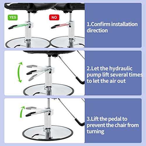 Salon Chair Barber Chair Styling Chair Heavy-Duty Beauty Salon Barber Swivel ...