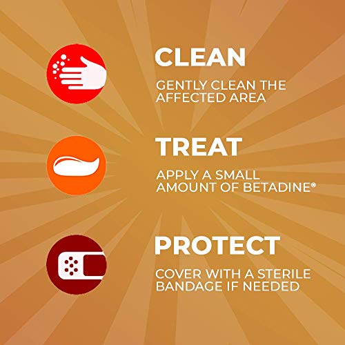 Betadine Antiseptic Dry Powder Spray, No Mess, No Drip, No Sting Promise, 5% ...