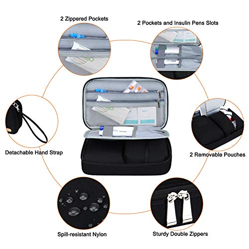 Betoores Insulin Travel Case for Diabetic Supplies, Portable Diabetic Kits Or...