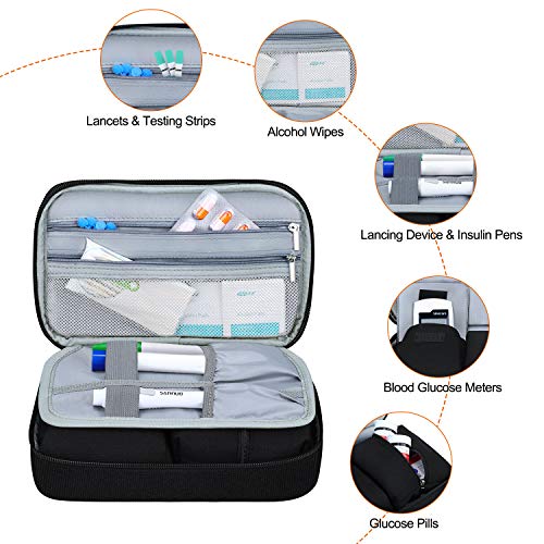 Betoores Insulin Travel Case for Diabetic Supplies, Portable Diabetic Kits Or...
