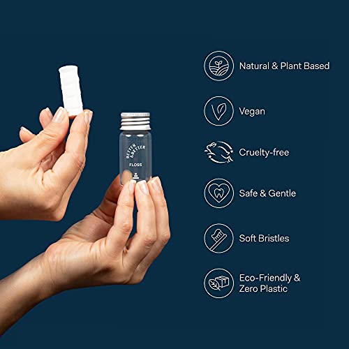 Better & Better Natural Floss in Refillable Glass Jar | Vegan 100% Plant-Base...