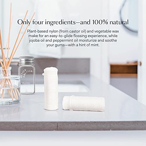 Better & Better Natural Floss Refill | Vegan, 100% Plant-Based Waxed Dental F...