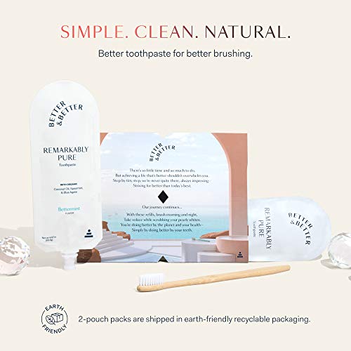 Better & Better Remarkably Pure Toothpaste | Natural, SLS-Free, Fluoride-Free...