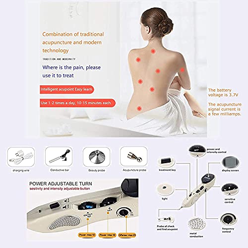 Electronic Acupuncture Pen Massager Machine - Acupuncture Massage Pen Tools f...