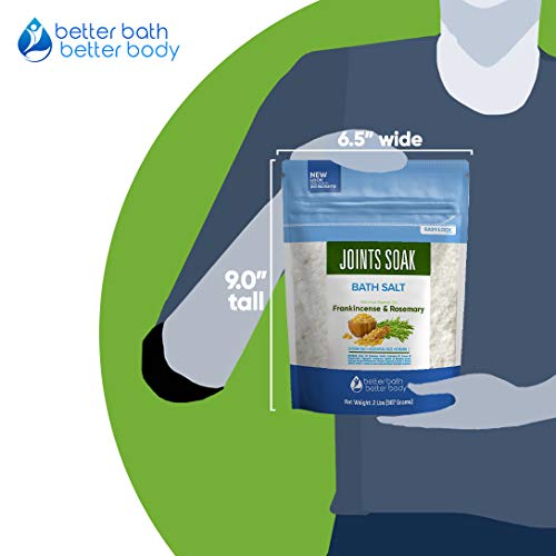 Joints Soak Bath Salt 32 Ounces Epsom Salt with Natural Rosemary, Frankincens...
