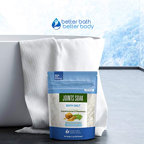 Joints Soak Bath Salt 32 Ounces Epsom Salt with Natural Rosemary, Frankincens...
