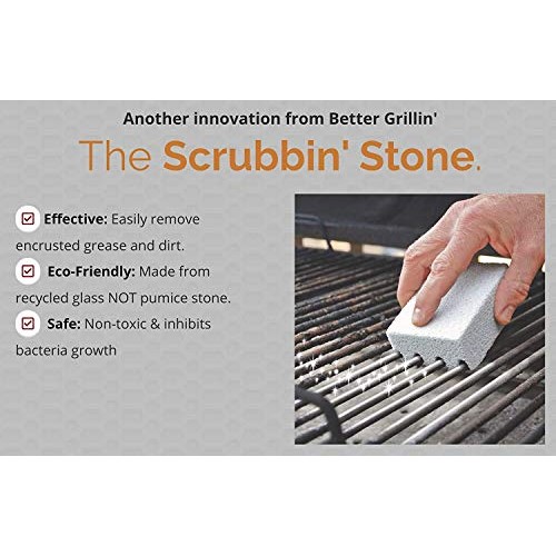 Better Grillin Scrubbin Stone Grill Cleaner-Scouring Brick/Barbecue Grill Bru...