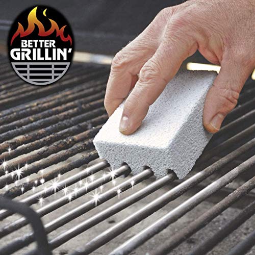 Better Grillin Scrubbin Stone Grill Cleaner-Scouring Brick/Barbecue Grill Bru...