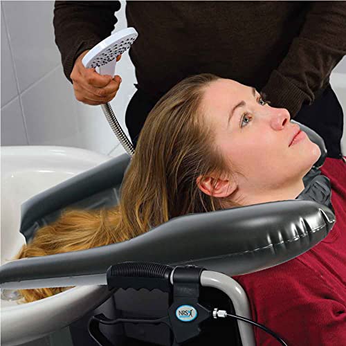 Inflatable Hair Washing Tray for Sink at Home, Portable Shampoo Basin, Inflat...