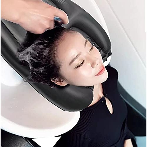 Inflatable Hair Washing Tray for Sink at Home, Portable Shampoo Basin, Inflat...