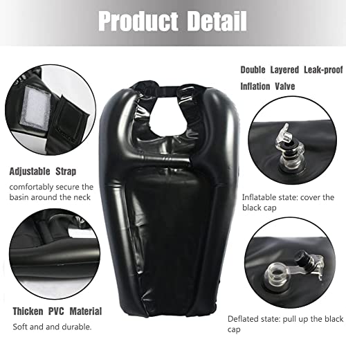 Inflatable Hair Washing Tray for Sink at Home,Salon, Nursing Home Hospital, I...